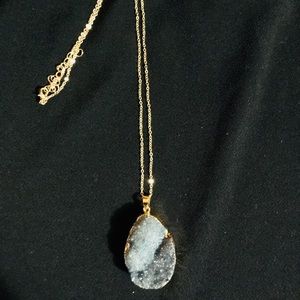 Grey Natural Stone Necklace *NEW*